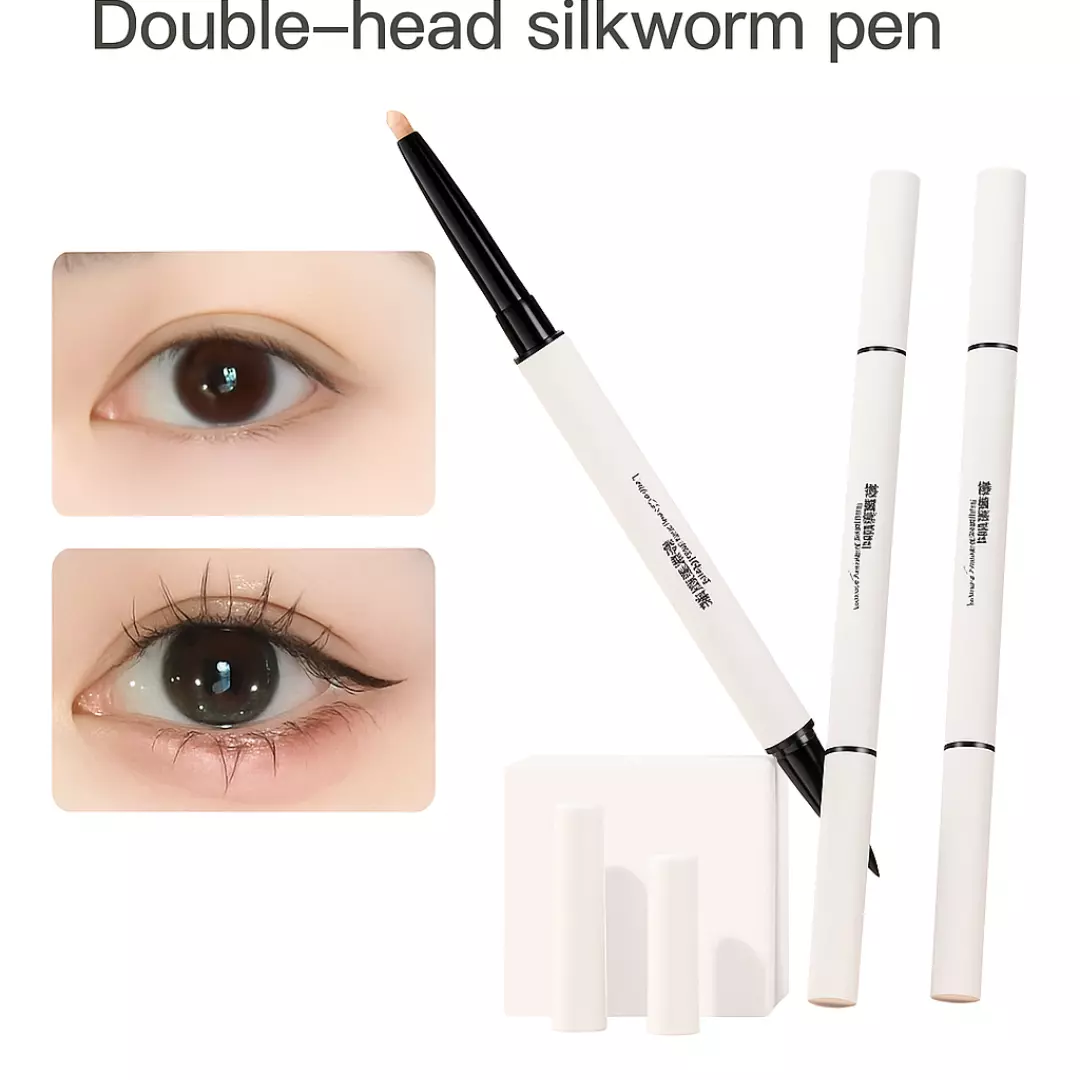 Gecomo Double-Headed Lying Silkworm Pen #1 Sweet Milk Apricot (1.2g)