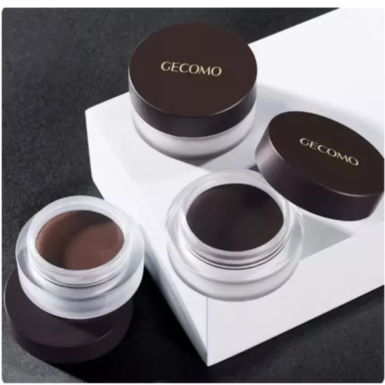 Gecomo Eyeliner Cream Gel Cream with Brush #02 Brown