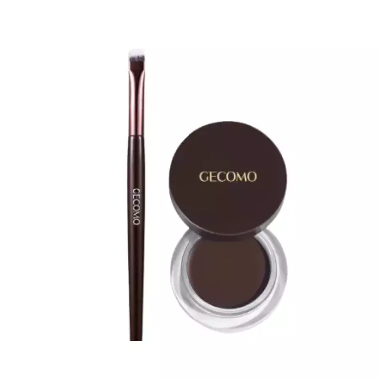 Gecomo Eyeliner Cream Gel Cream with Brush #02 Brown