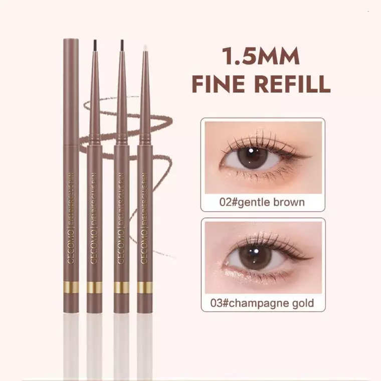 Gecomo Eyeliner Glue Pen #03 Champagne Gold (0.7gm)