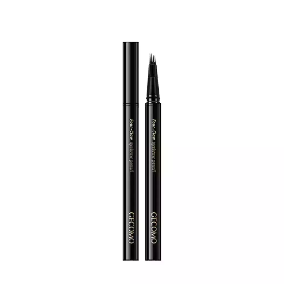 Gecomo Fine and Smooth Four-Claw Eyebrow Pencil #01 Dark Brown (1gm)