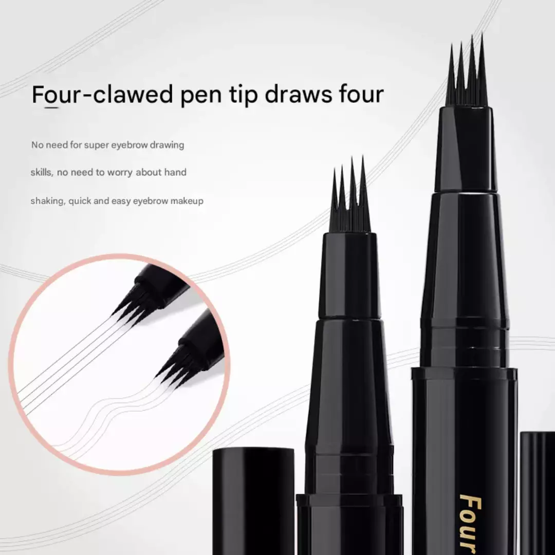 Gecomo Four-Claw Eyebrow Pencil #1 Tea Brown (1g)