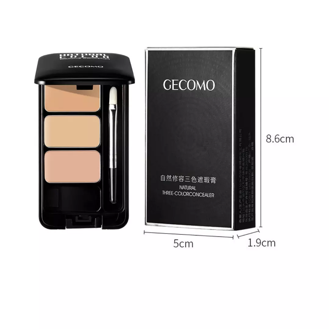 Gecomo Natural Three Color Concealer #01 Natural Color (1.2g)