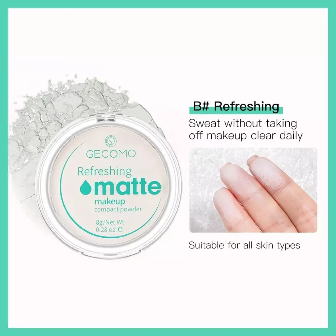 Gecomo Refreshing Matte Makeup Powder (8g)