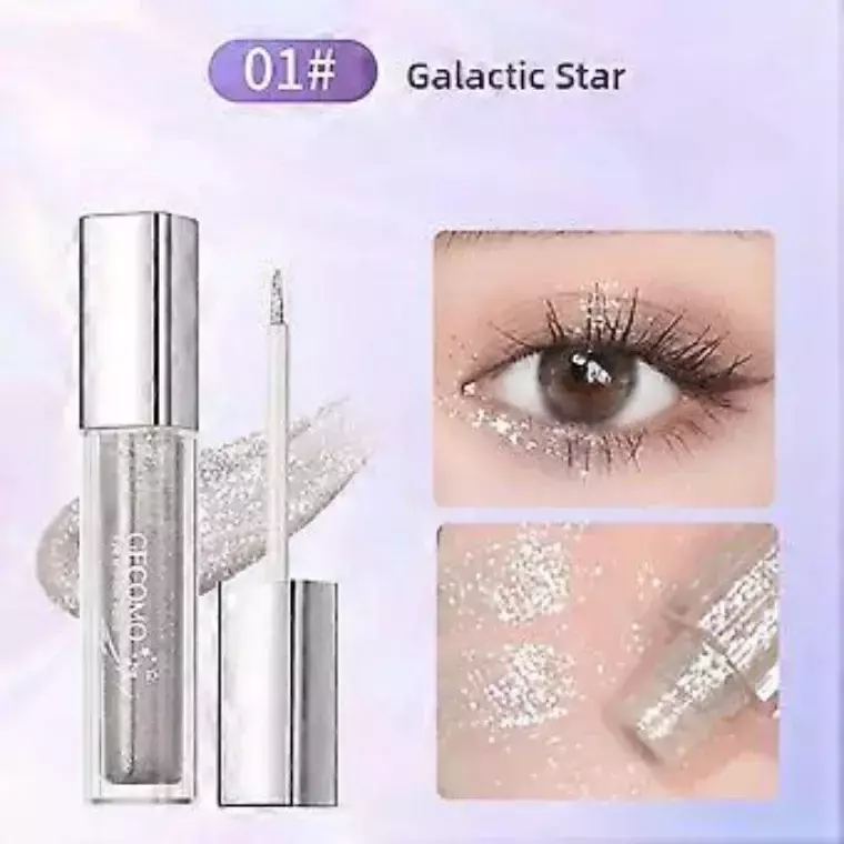 Gecomo Starry Liquid Eye Shadow #01 Galaxy Star Diamond (4gm)
