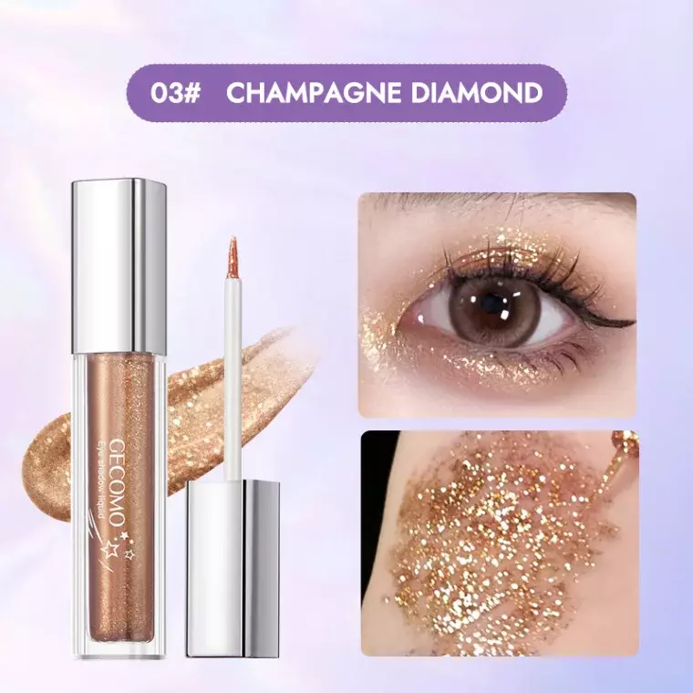 Gecomo Starry Liquid Eyeshadow #03 Champagne Diamond (4gm)