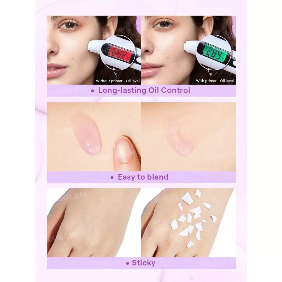 Sheglam Good Grip Hydrating Primer - Blueberry + AHA (15ml)