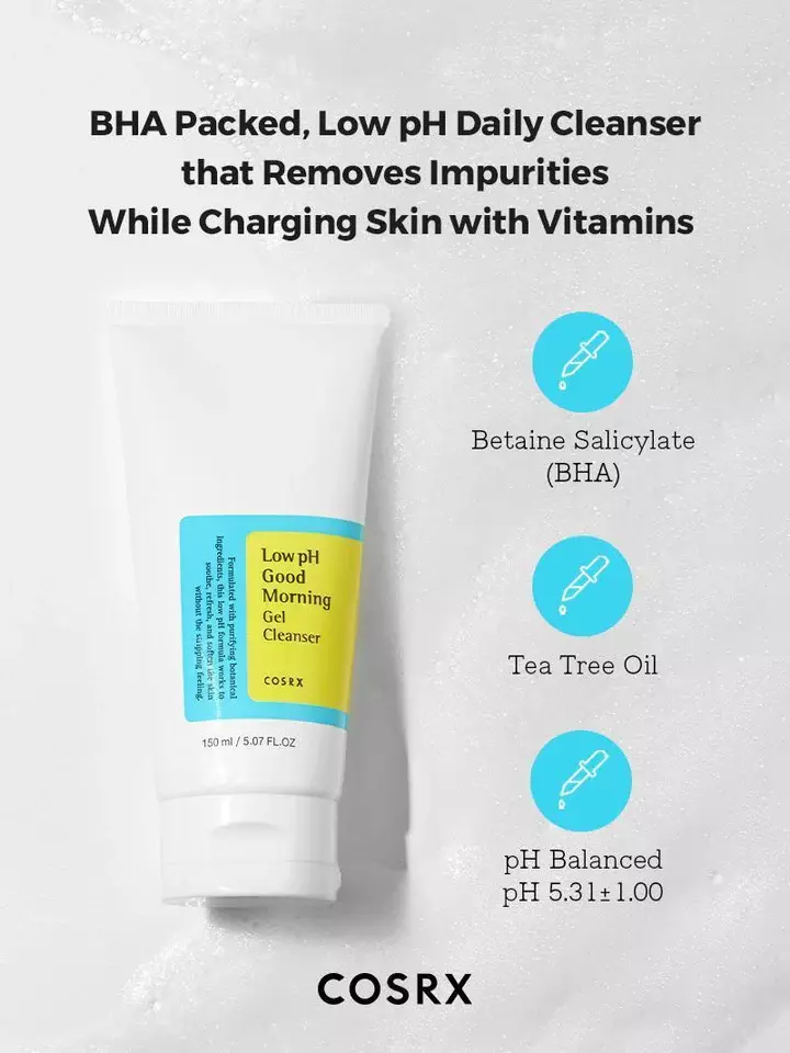 Cosrx Low pH Good Morning Gel Cleanser (150ml)