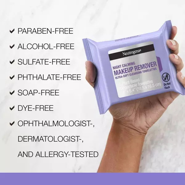 Neutrogena Night Calming Makeup Remover Cleansing Towelettes