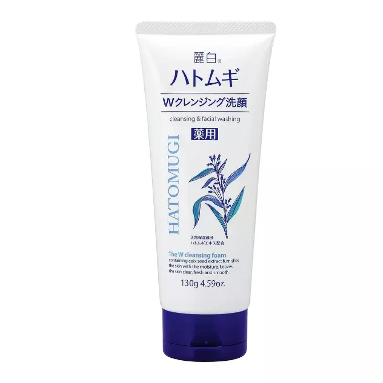 Hatomugi Face Wash The W Cleansing Foam (130gm)