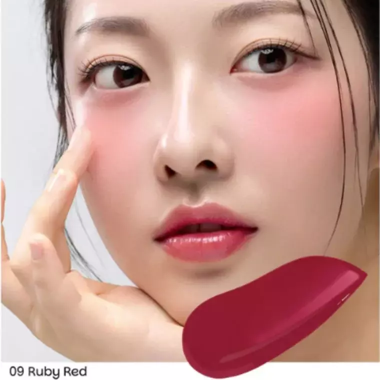 House of Hur Moist Ampoule Blusher #09 Ruby Red (20ml)