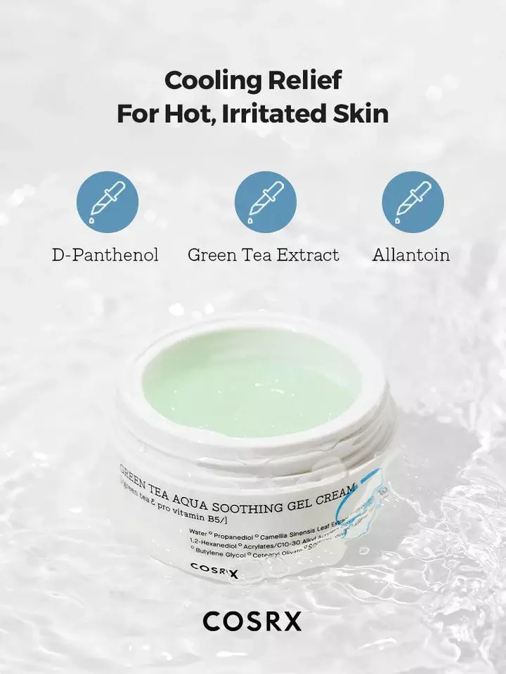 Cosrx Hydrium Green Tea Aqua Soothing Gel Cream (50ml)