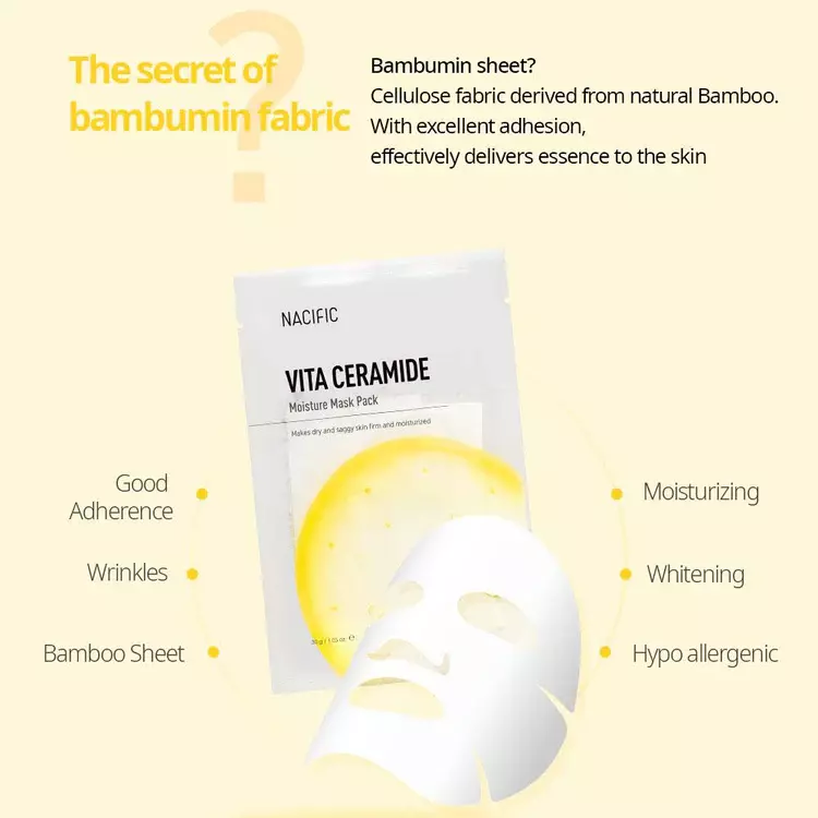 Nacific Vita Ceramide Moisture Mask Pack