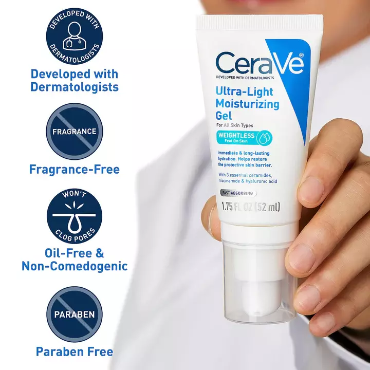 Cerave Ultra-Light Moisturizing Face Gel 52ml