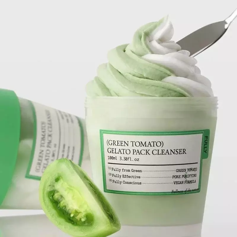 Fully Green Tomato Gelato Pack Cleanser – 100ml