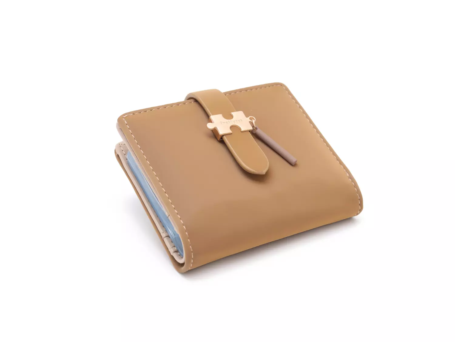 Prettyzys PT25-213 RFID Blocking Card Wallet - BROWN