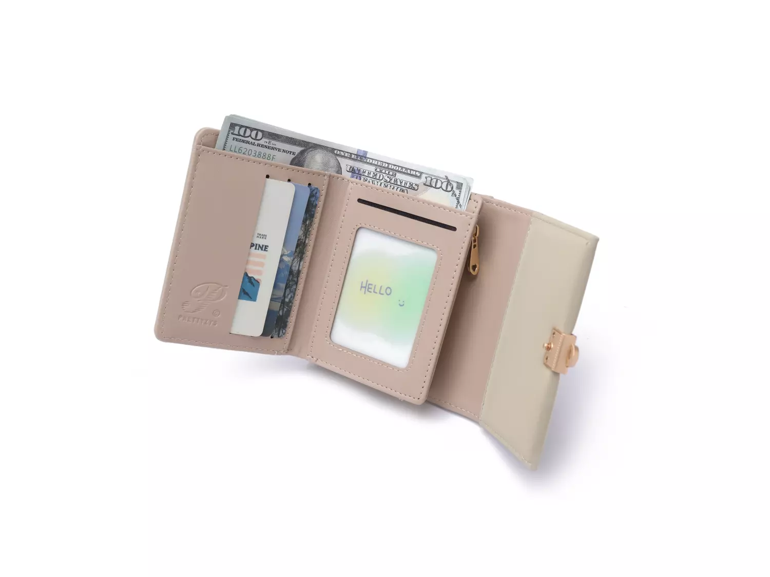Prettyzys RFID Blocking Multicard Wallet - GREEN