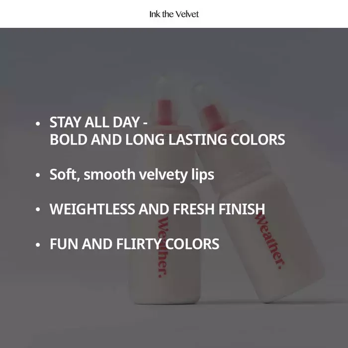 Peripera Ink Velvet Lip Tint #02 CELEB DEEP ROSE