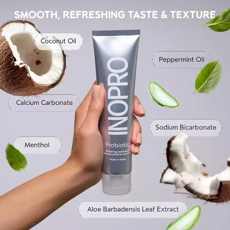 InoPro Natural Whitening Hydroxyapatite Toothpaste (142gm)