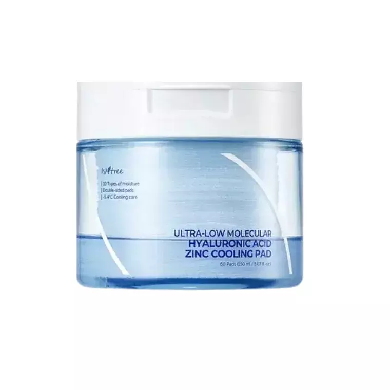 Isntree Ultra Low Molecular Hyaluronic Acid Zinc Cooling Pad