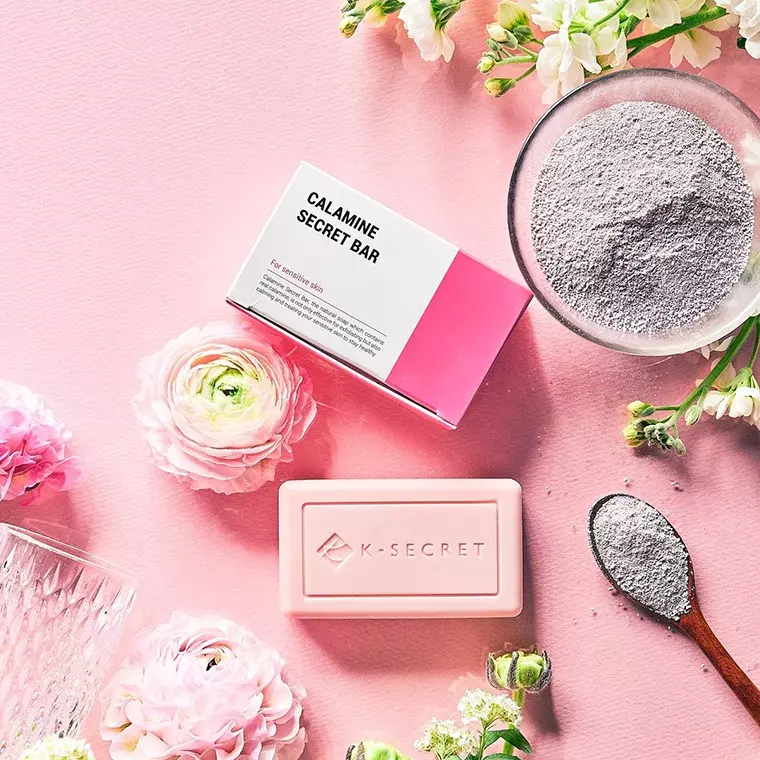 K Secret Calamine Secret Bar In Pink (100gm)