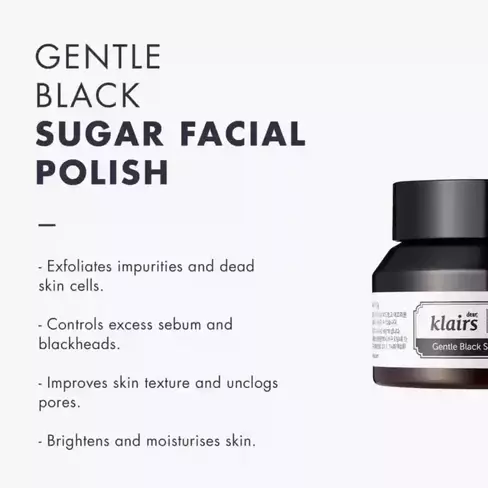 Dear Klairs Gentle Black Sugar Facial Polish