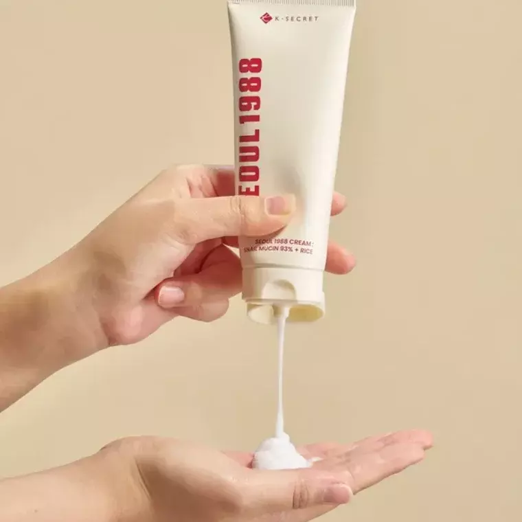 KSecret Seoul 1988 Cream : Snail Mucin 93%+Rice (100ml)