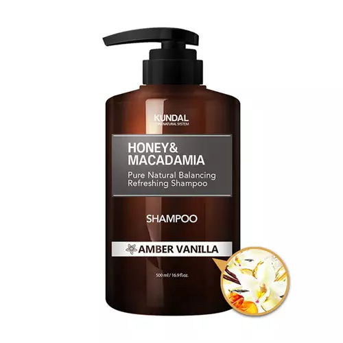 Kundal Honey & Macadamia Nature Shampoo Amber Vanilla (500ml)