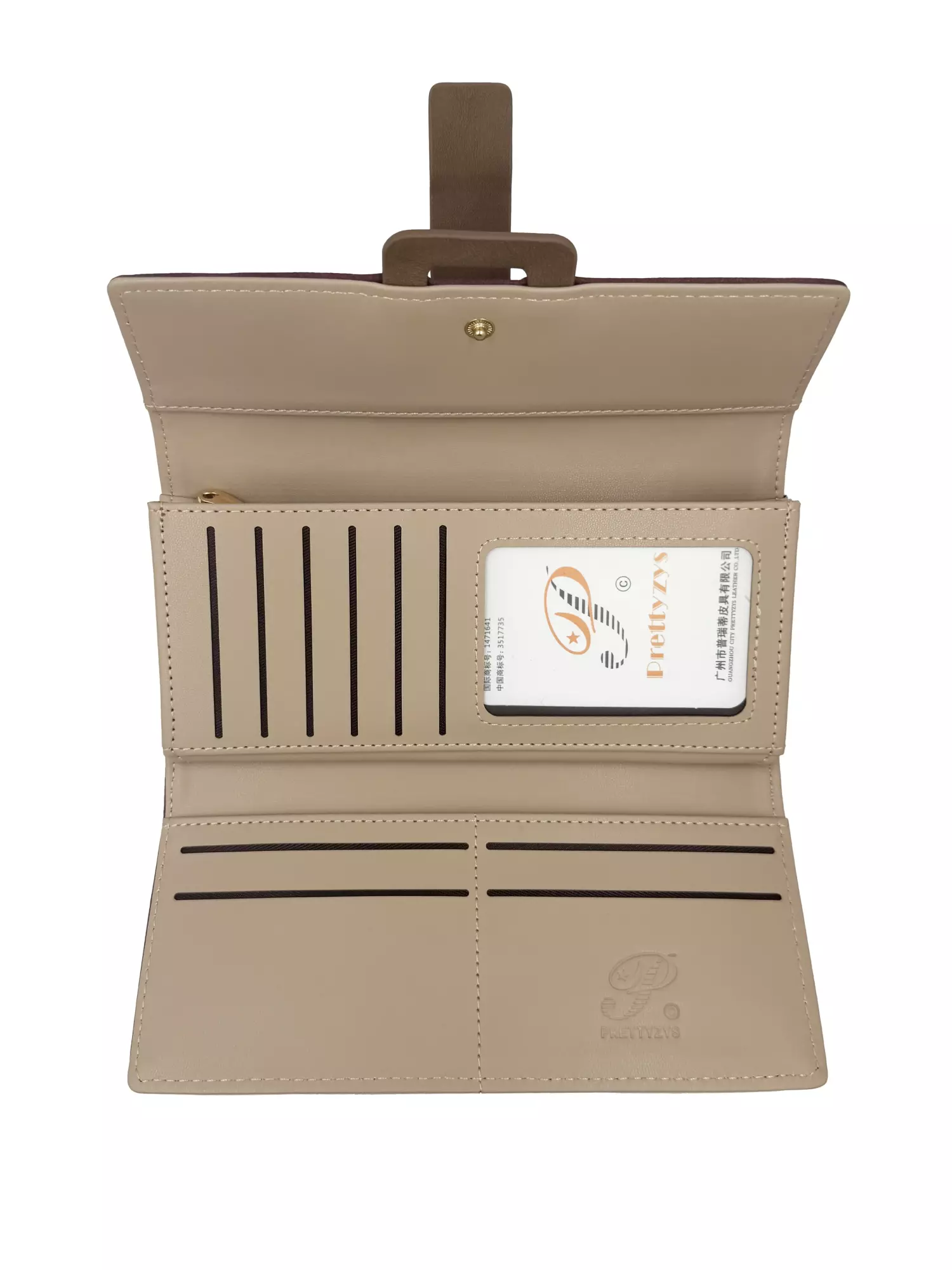 Prettyzys Minimalist Classic Noble Trifold Wallet