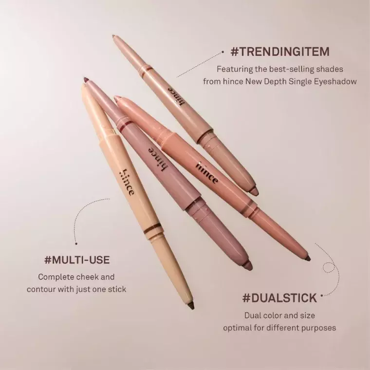 Hince New Depth Dual Color Stick 02 Cool Volume Liner (0.8gm)