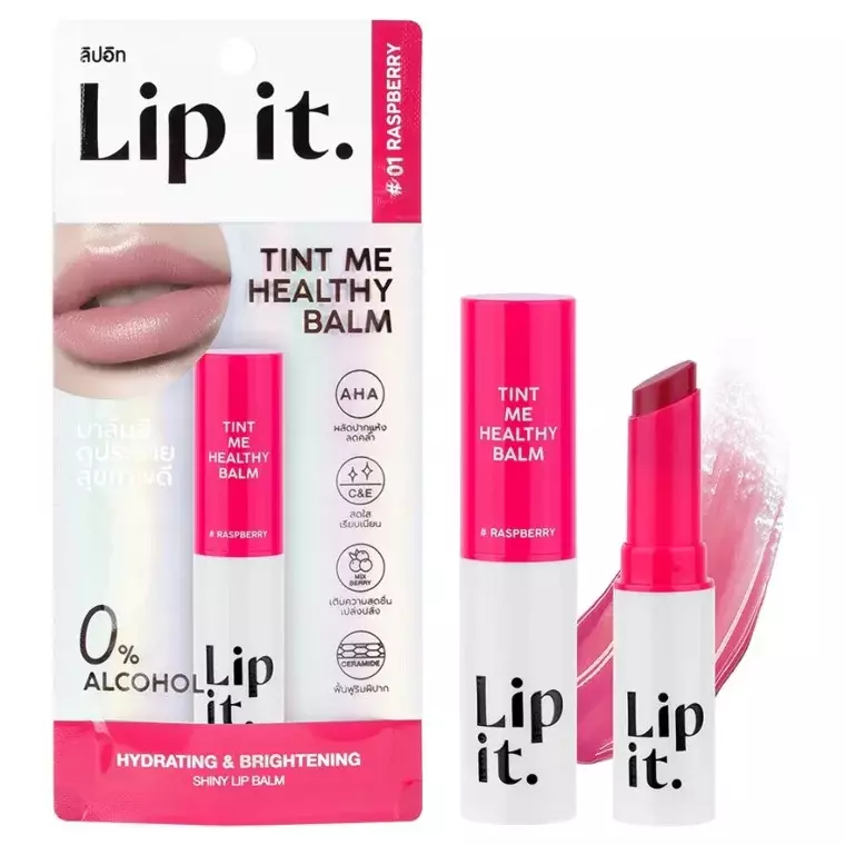 Lip It Tint Me Healthy Balm #01 Raspberry (3gm)