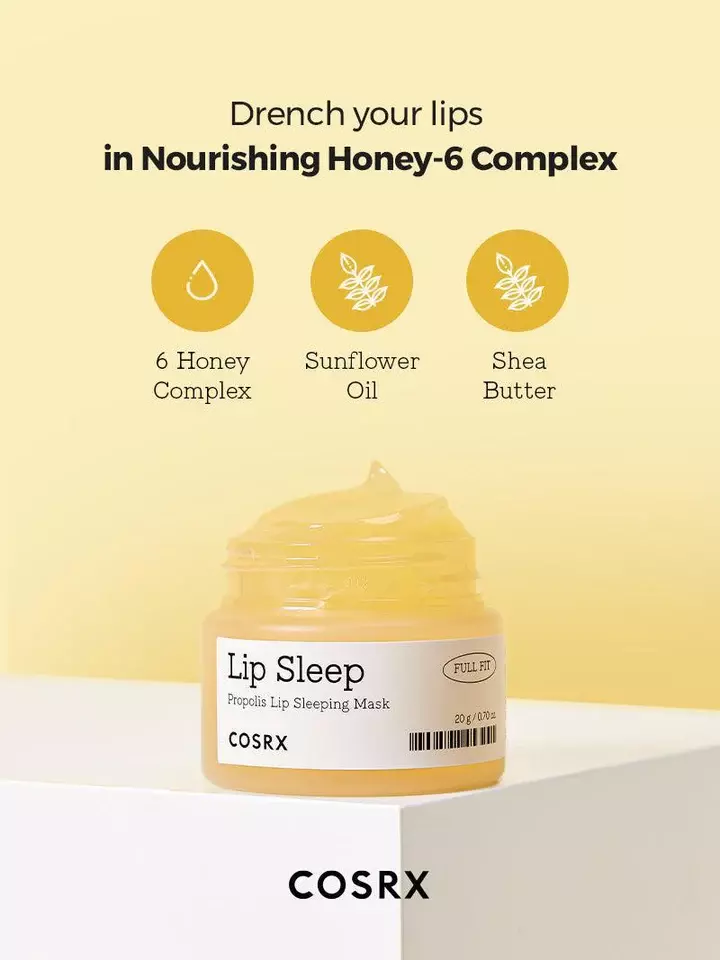 Cosrx Full Fit Propolis Lip Sleeping Mask (Expiry Date 24/5/2025) (20g)