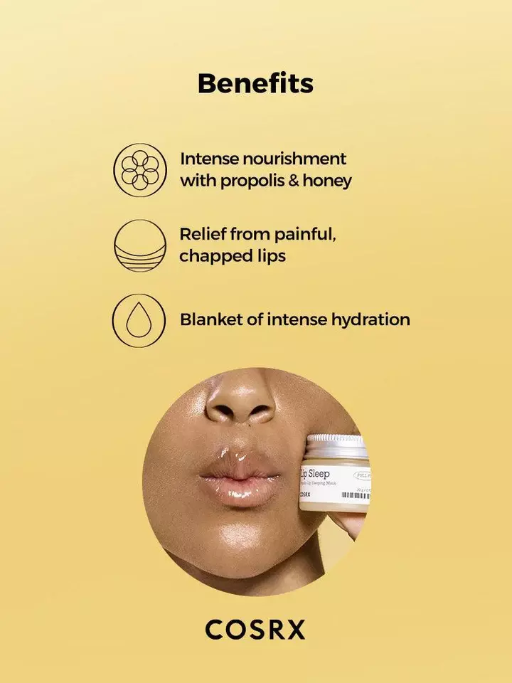 Cosrx Full Fit Propolis Lip Sleeping Mask (Expiry Date 24/5/2025) (20g)