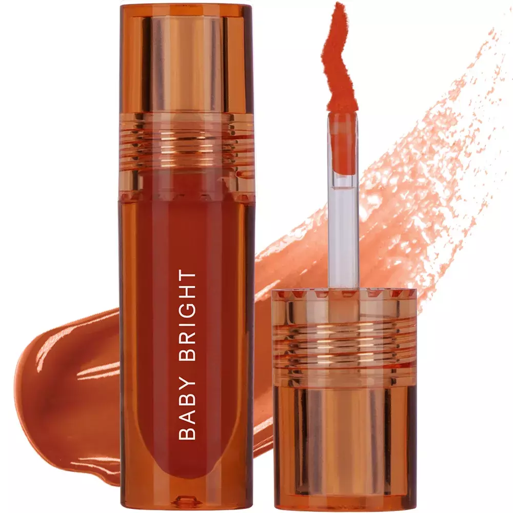 Baby Bright Lip & Cheek Peach Glow Tint #04 CINNAMON PEACH (2.4g)