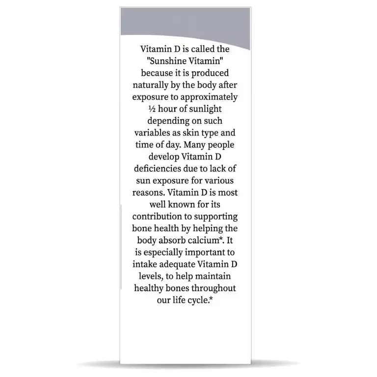 Nature's Answer Vitamin D-3 Drops