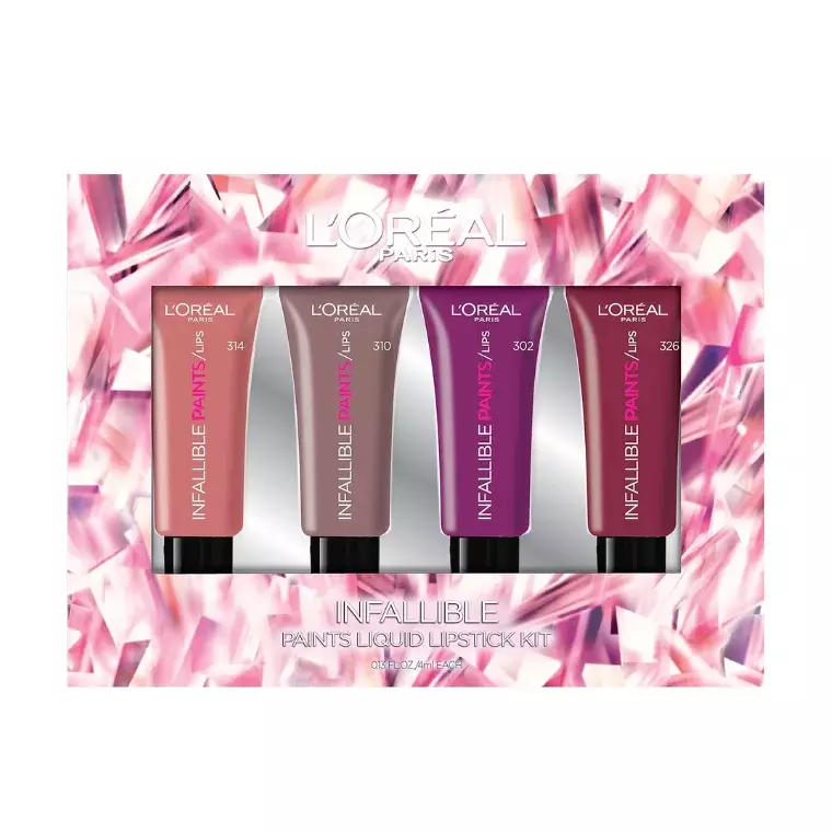 L'Oreal Paris Cosmetics Infallible Paints Liquid Lipstick Set