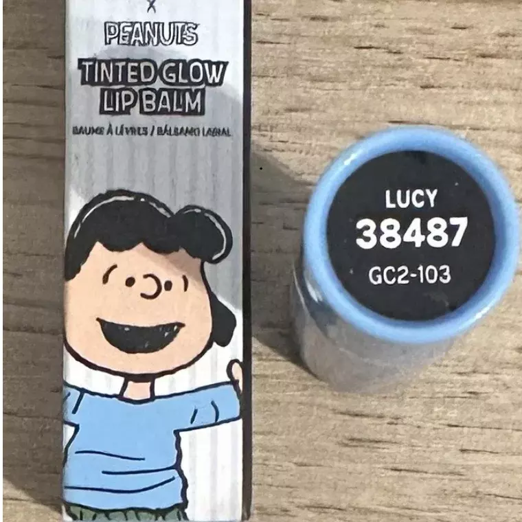 Rude Cosmetics Peanuts Tinted Glow Lip Balm #Lucy (4gm)