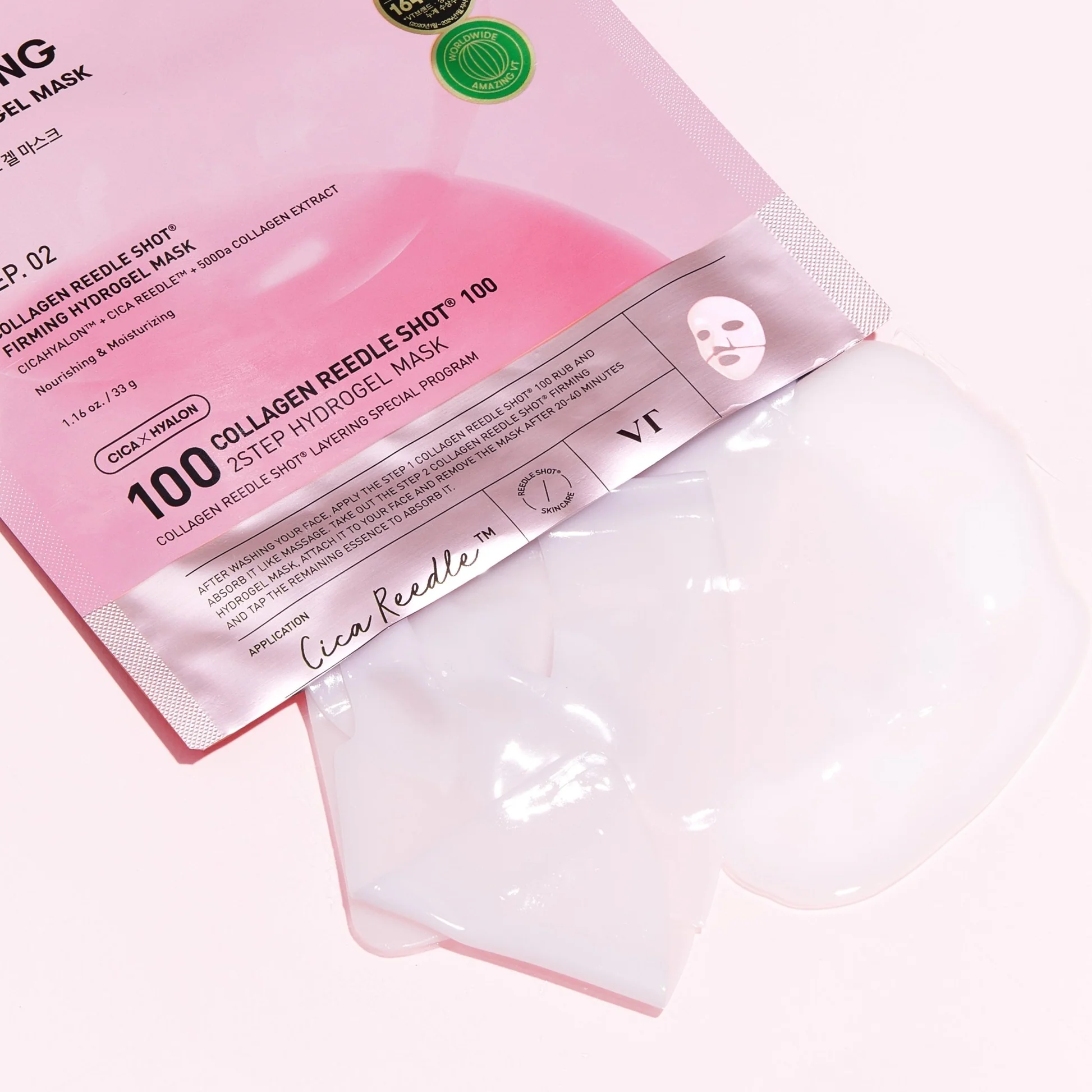 VT Collagen Reedle Shot 100 2-Step Hydrogel Mask