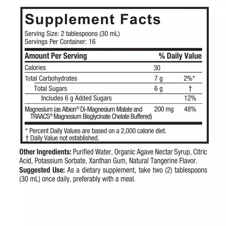 Nature's Answer Liquid Magnesium Malate and Glycinate