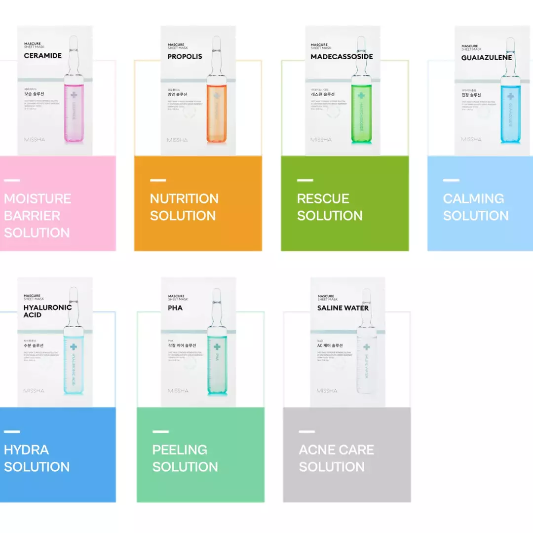 Missha Mascure Whitening Solution Sheet Mask