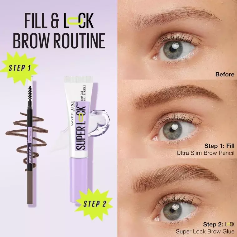 Maybelline Express Brow Ultra Slim Definning Eyebrow Pencil #Soft Brown (1ml) Maybelline Express Brow Ultra Slim Definning Eyebrow Pencil #Soft Brown (1ml)