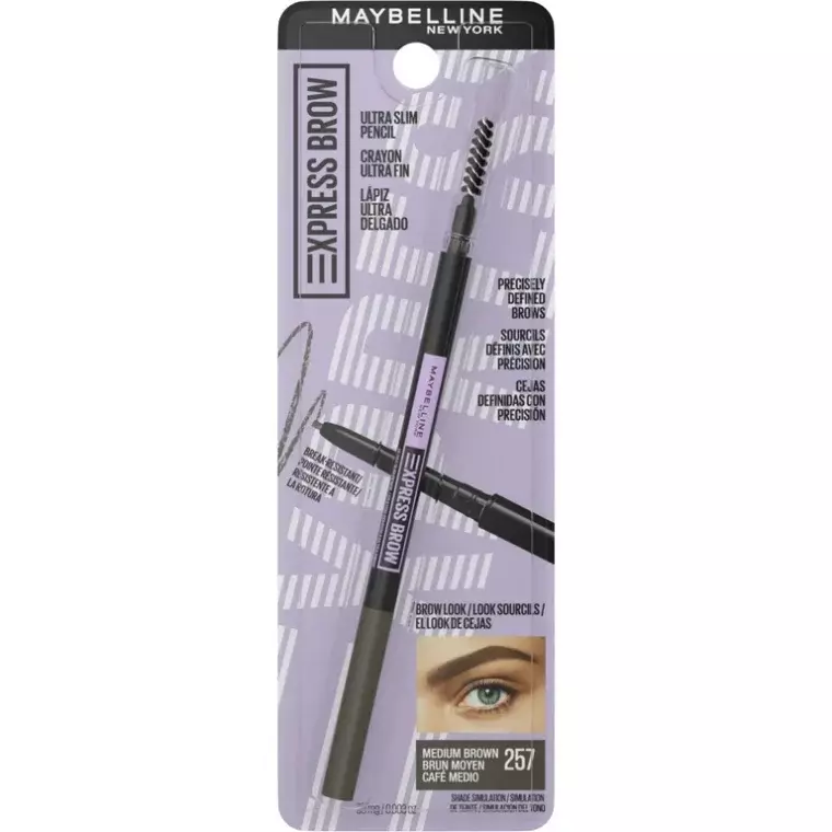 Maybelline Express Brow Ultra Slim Eyebrow Pencil #04 Medium Brown (0.13gm)