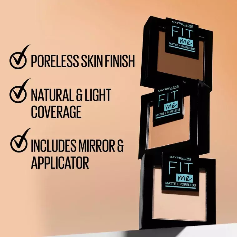 Maybelline Fit Me! Matte & Poreless Setting Powder #090 Translucent (9gm)