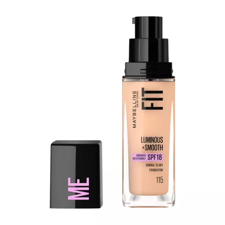 Maybelline Fit Me Luminous + Smooth Foundation SPF18# 115 Ivory (30ml)