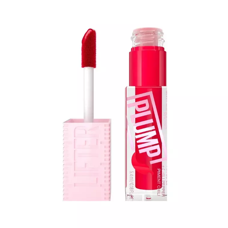 Maybelline New York Lifter Plump Lip Gloss #004 Red Flag (5.4ml)
