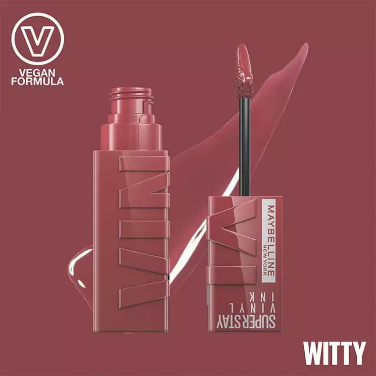 Maybelline Super Stay Vinyl Ink Gloss Lipstick #40 Witty (4.2ml)