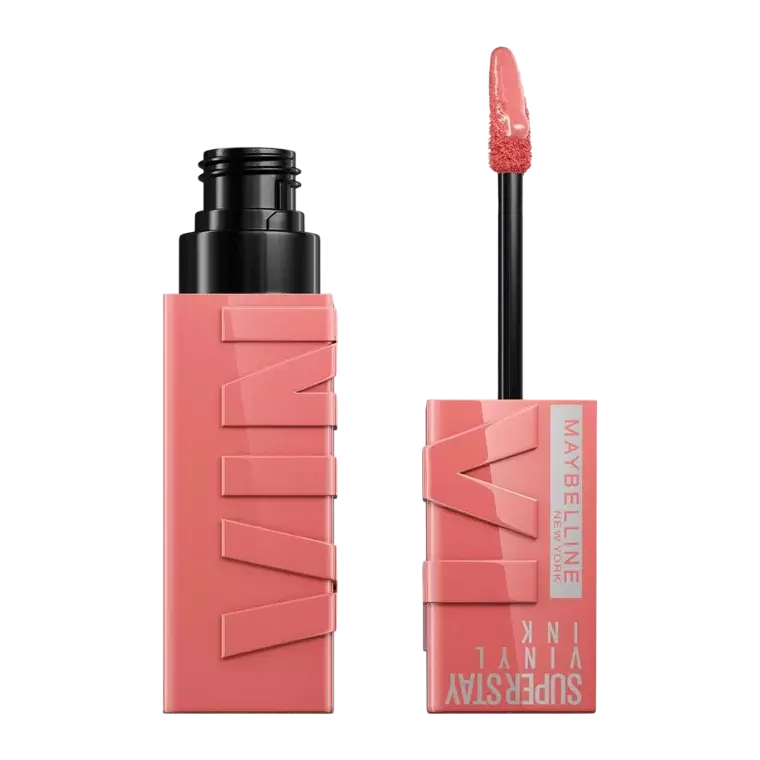Maybelline New York Super Stay Vinyl Ink Gloss Lipstick #100 Charmed (4.2ml)