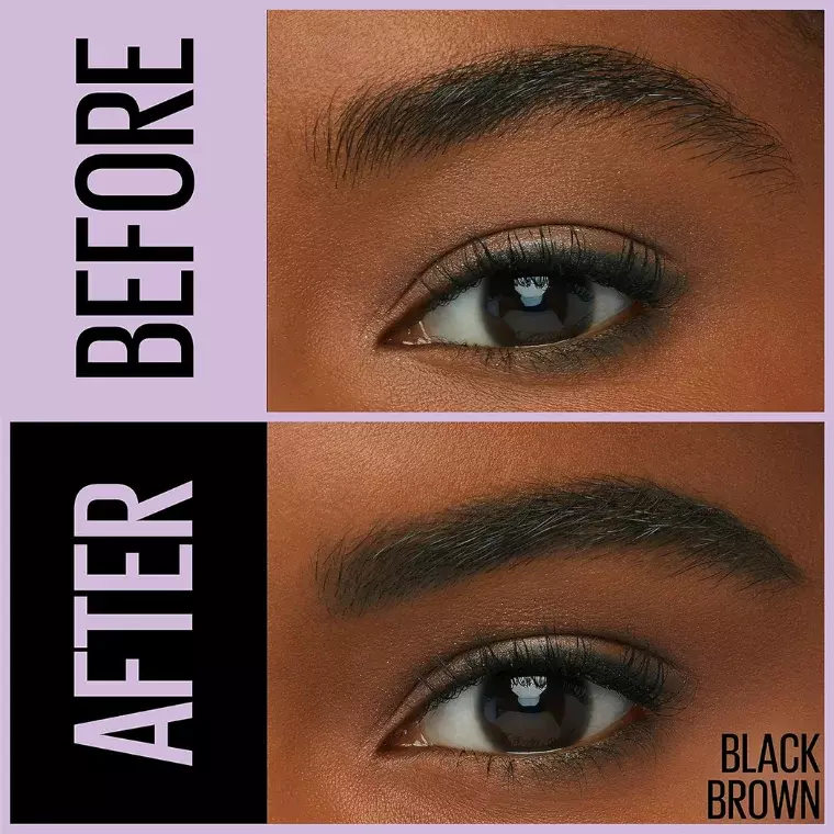 Maybelline New York Express Brow Duo Eyebrow 2-In-1 Pencil Pen #Black Brown Maybelline New York Express Brow Duo Eyebrow 2-In-1 Pencil Pen #Black Brown