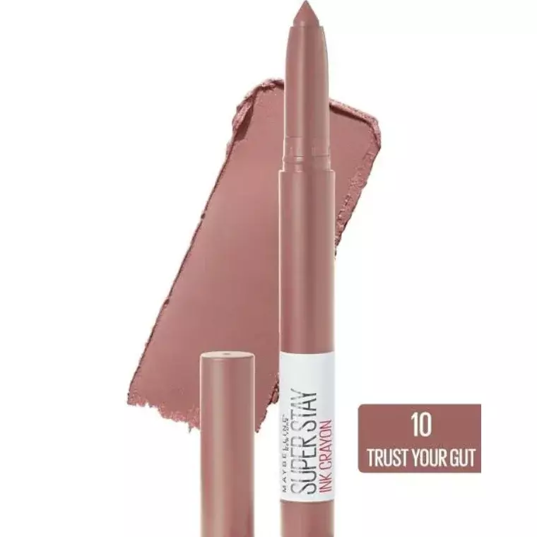Maybelline Super Stay Ink Crayon Lipstick #10 Trust Your Gut (1.5gm)