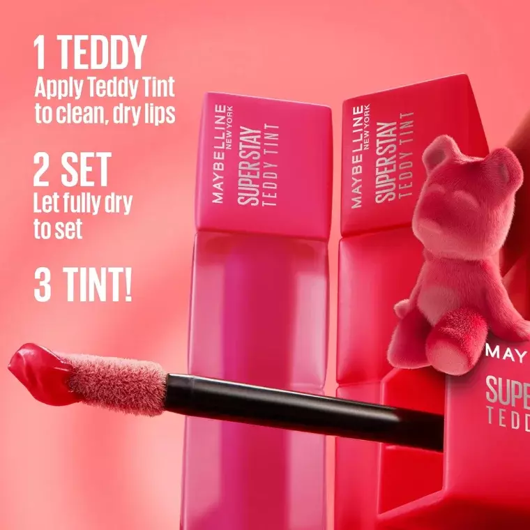 Maybelline Super Stay Teddy Lip Tint #10 Current Mood (5ml)